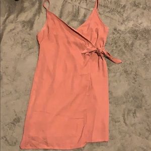 Mauve wrap dress
